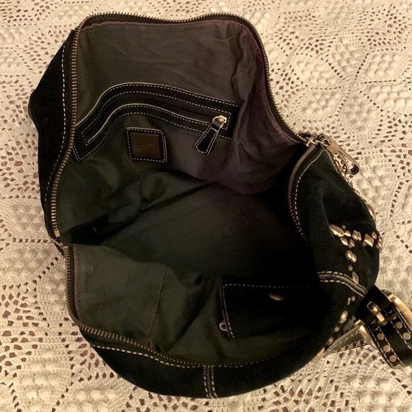 Black Suede purse - Picture 3 of 5